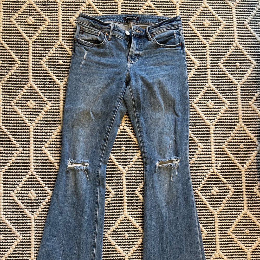 Flared jeans